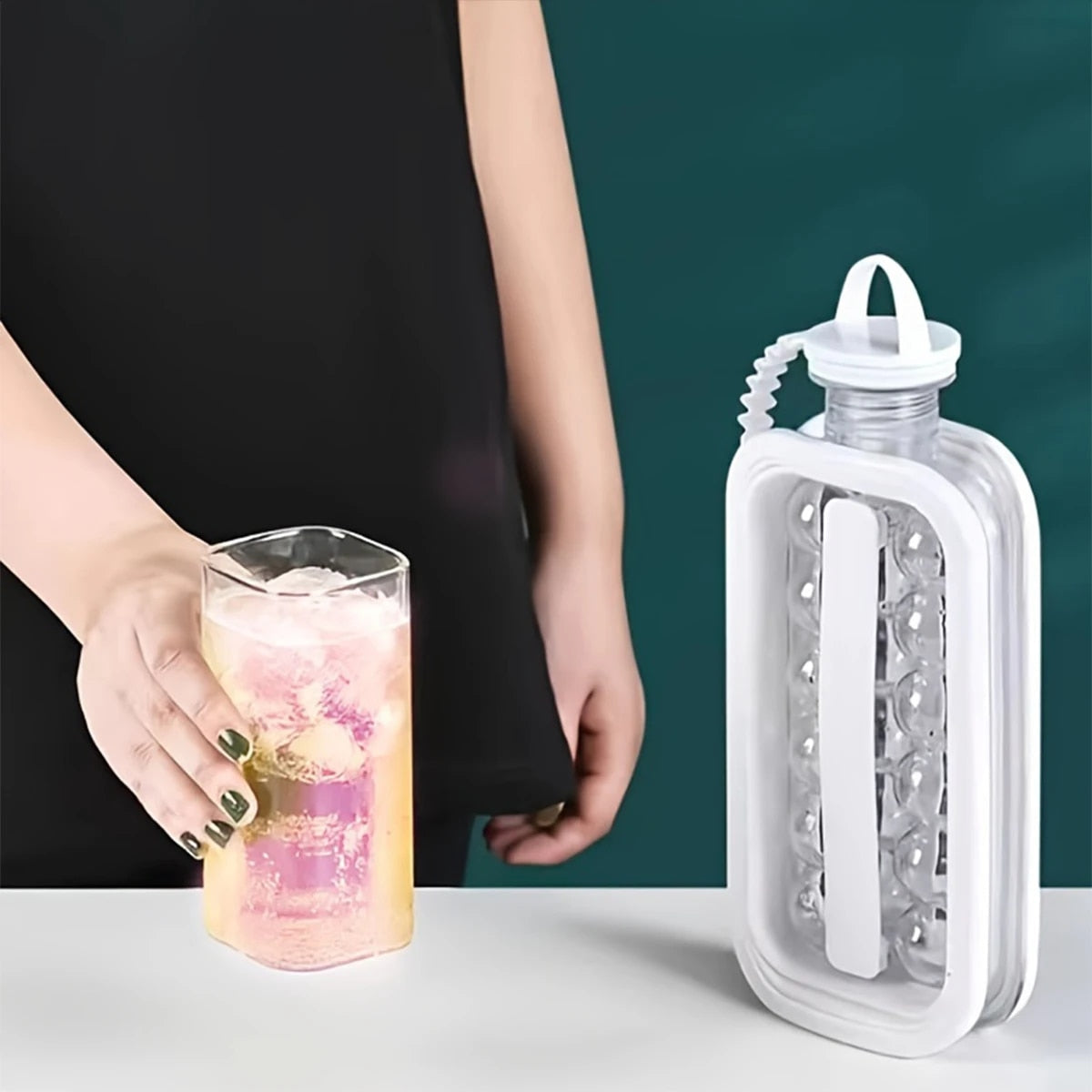 Countertop Ice Cube Maker with Rapid Ice Production