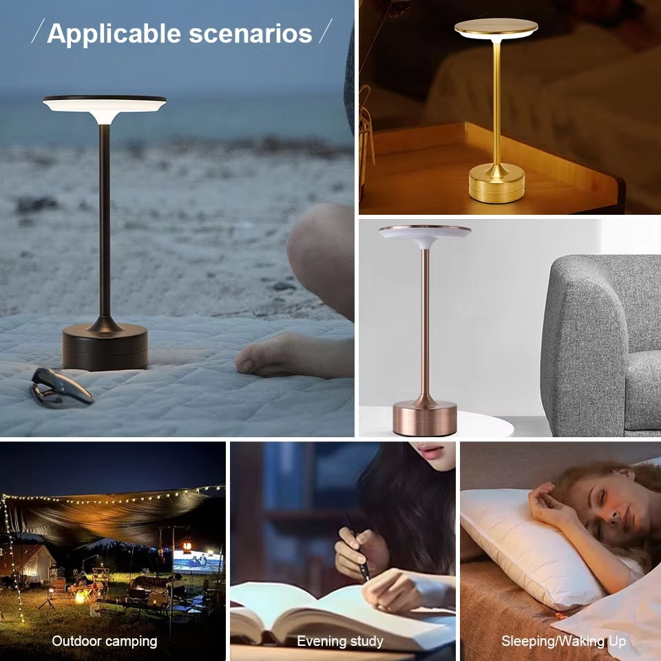 USB Rechargeable Touch Sensor LED Table Lamp