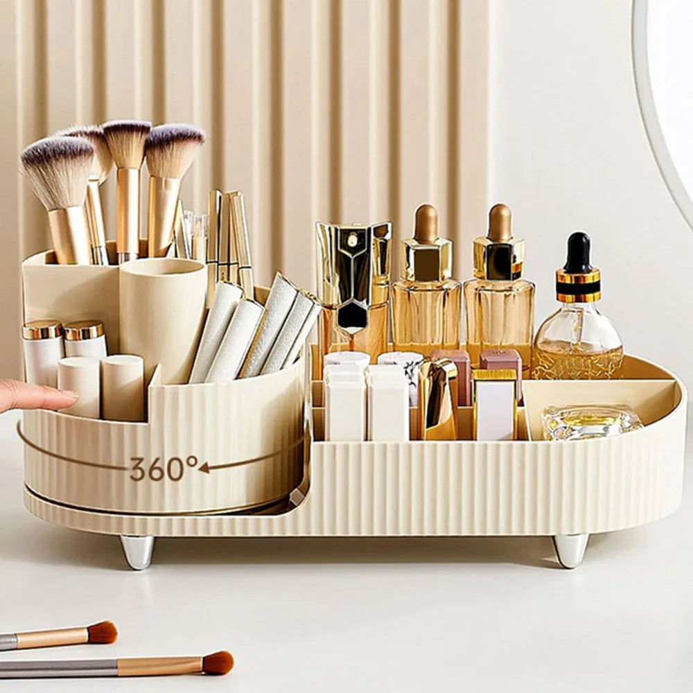 Luxury Rotating Beauty Organizer with Chic Design
