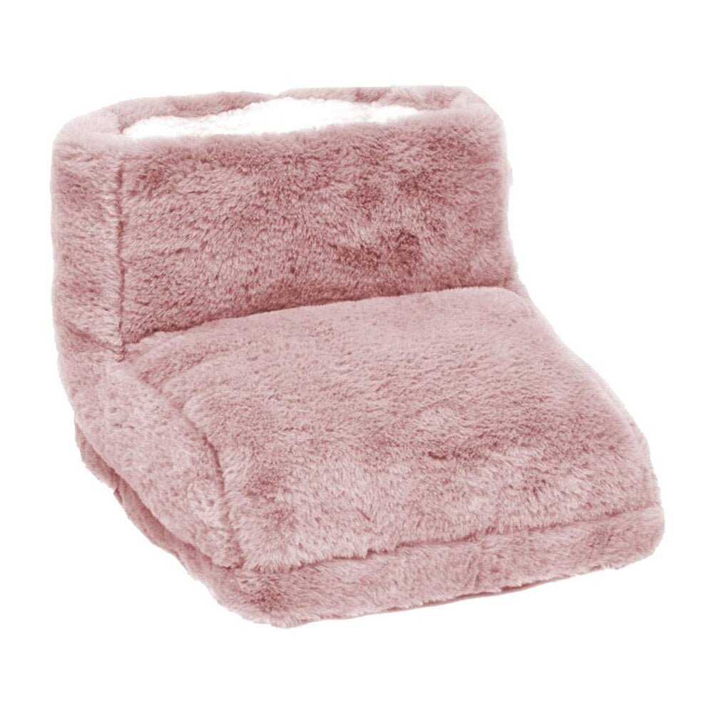 Wireless USB Electric Foot Warmer with Plush Fleece and 3 Heat Levels