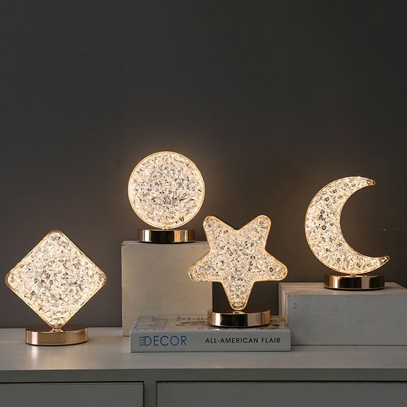 Magical Midnight Moon Acrylic Night Light