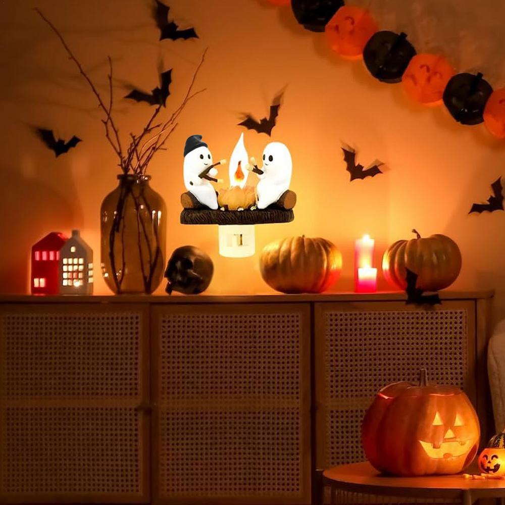Flickering Ghost Campfire Night Light