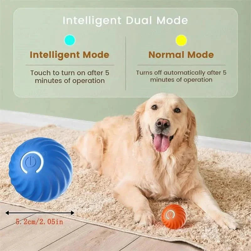 Interactive Rechargeable Dog Ball with Automatic Movement