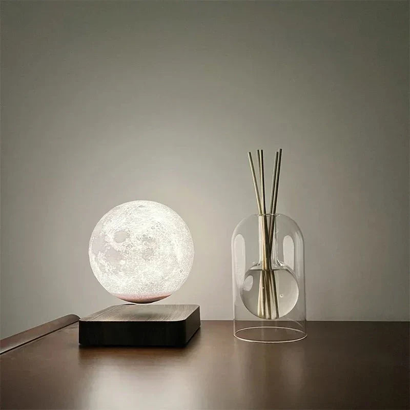 Elegant Glass and Wood Scent Diffuser with Essential Oil Sticks