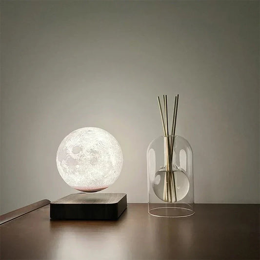 Elegant Glass and Wood Scent Diffuser with Essential Oil Sticks
