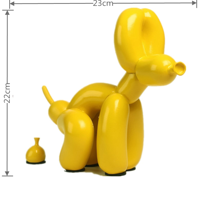 Balloon Dog Resin Sculpture - Artistic Home Decor Figure