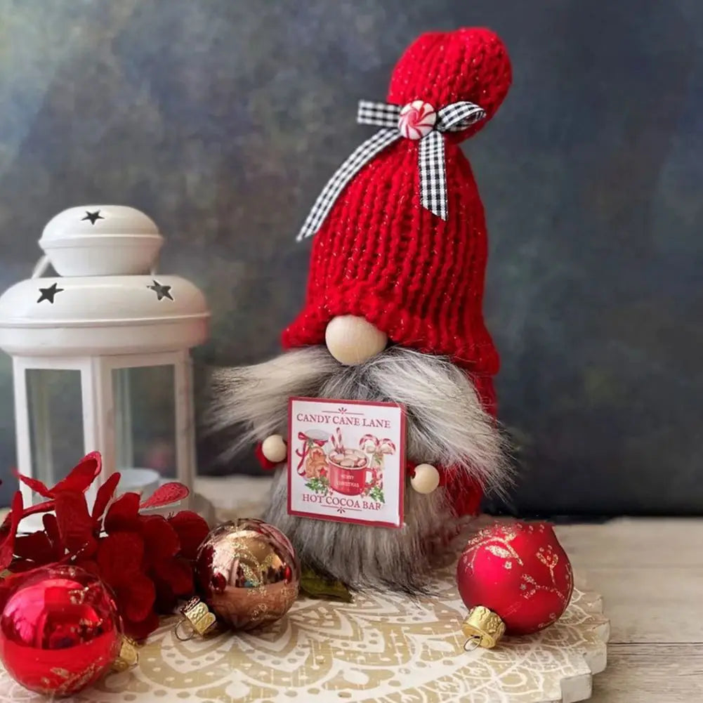 Handmade Plush Gnome Dolls - Whimsical Home Decor