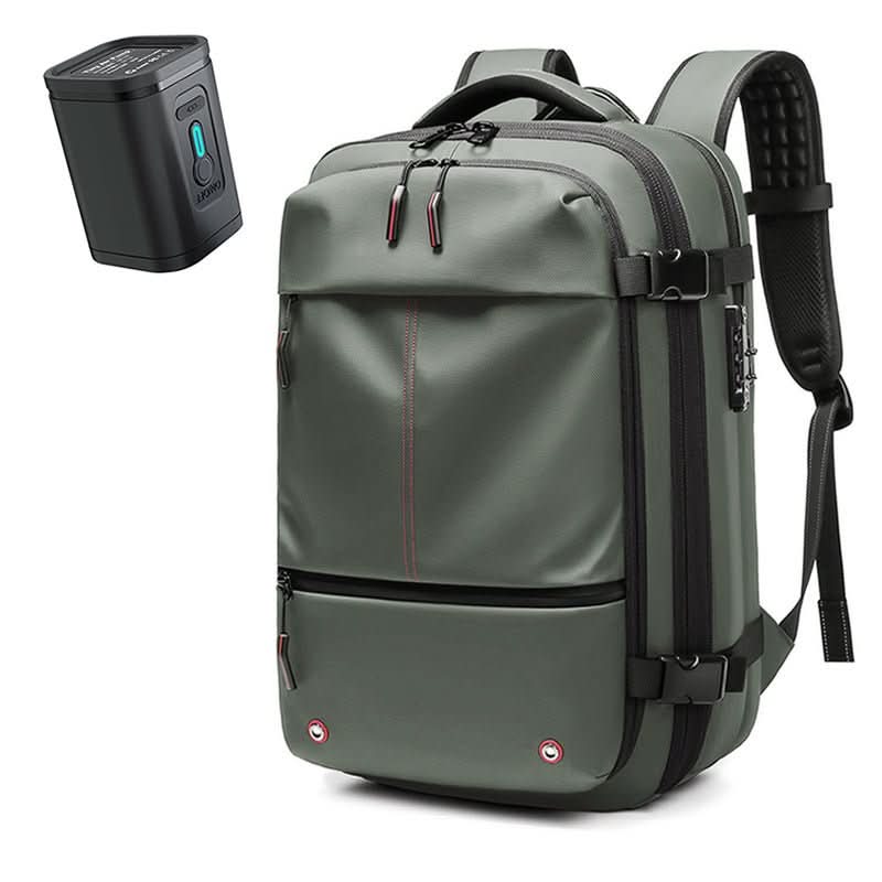 Compressible Travel Laptop Backpack with Padded 17.3" Compartment