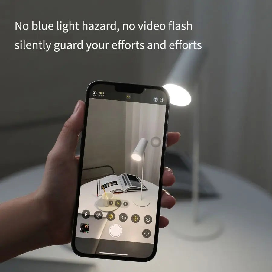 Dimmable LED Desk Lamp with Touch Control and Rechargeable Battery