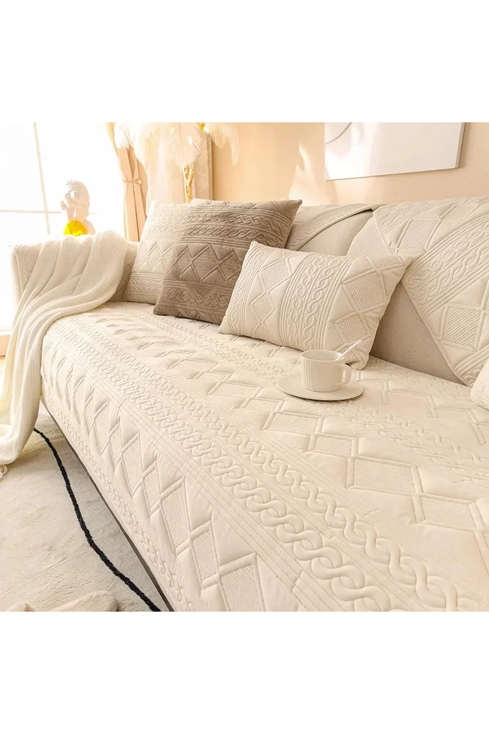 Dutch Velvet Polyester Sofa Cover