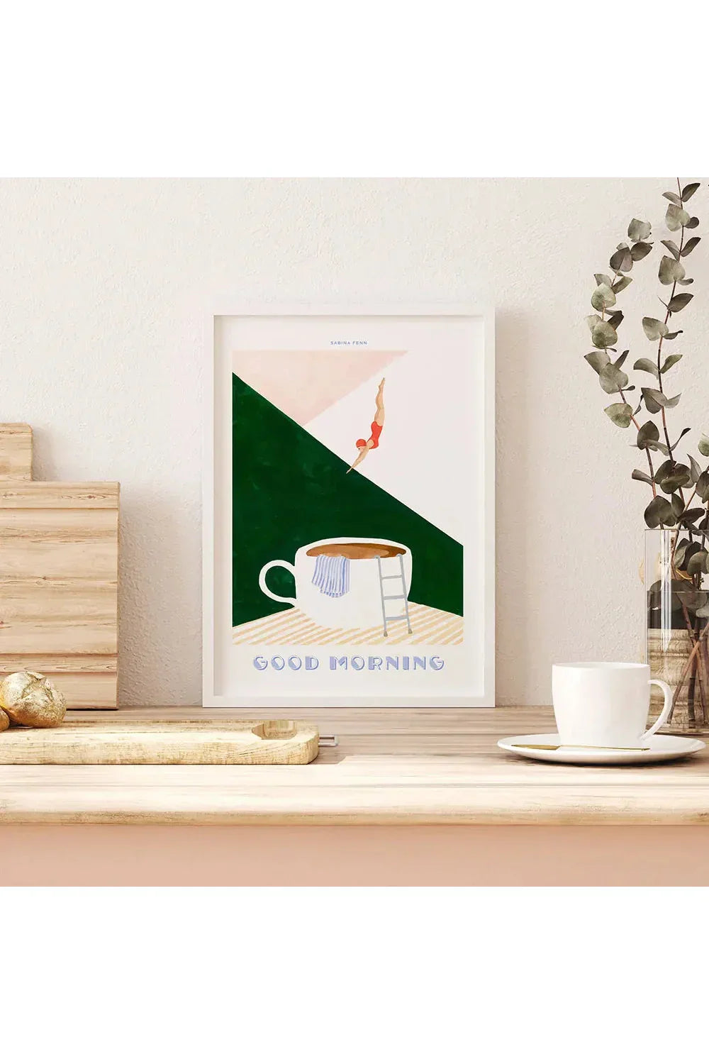 Good Morning Coffee Canvas Wall Art