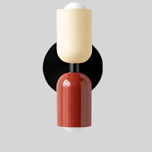 Modern Dual-Light Creamy Glow Wall Lamp