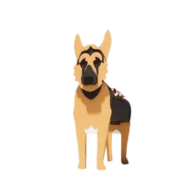 Dog-Shaped Planter - Delightful Indoor/Outdoor Flower Pot