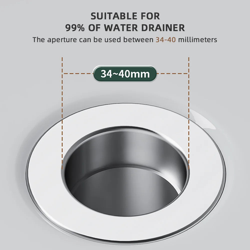 Stainless Steel Pop-Up Sink Strainer and Drain Filter