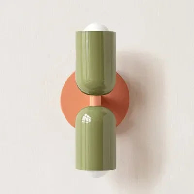 Modern Cream Double Head LED Wall Lamp