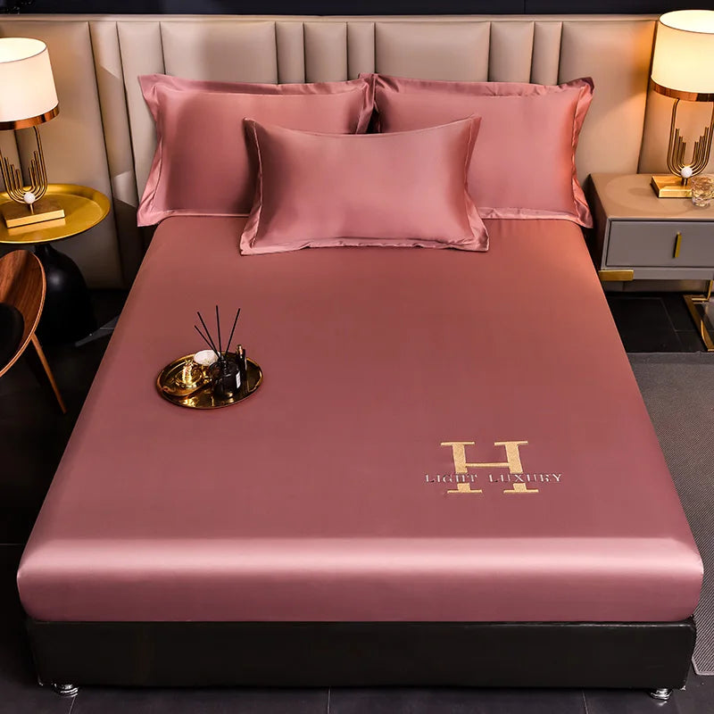 Silk Microfiber Fitted Bed Sheet - Soft and Breathable