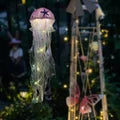 Jellyfish-Shaped LED Night Light with Adjustable Brightness