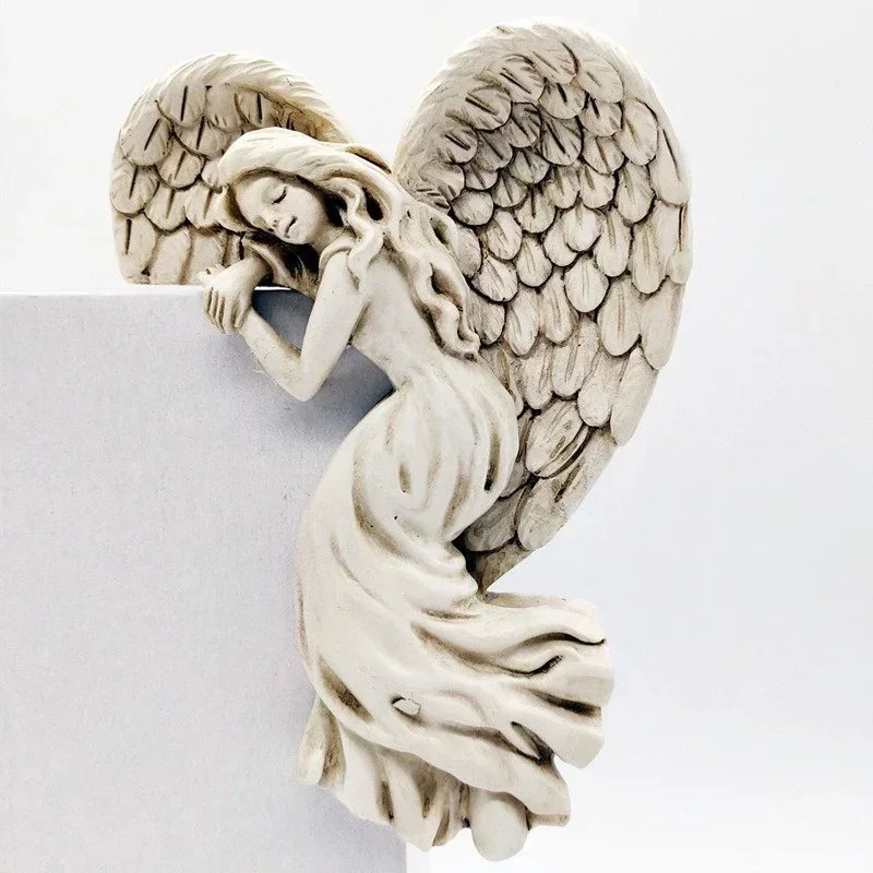 Angel Wing Resin Wall Decor