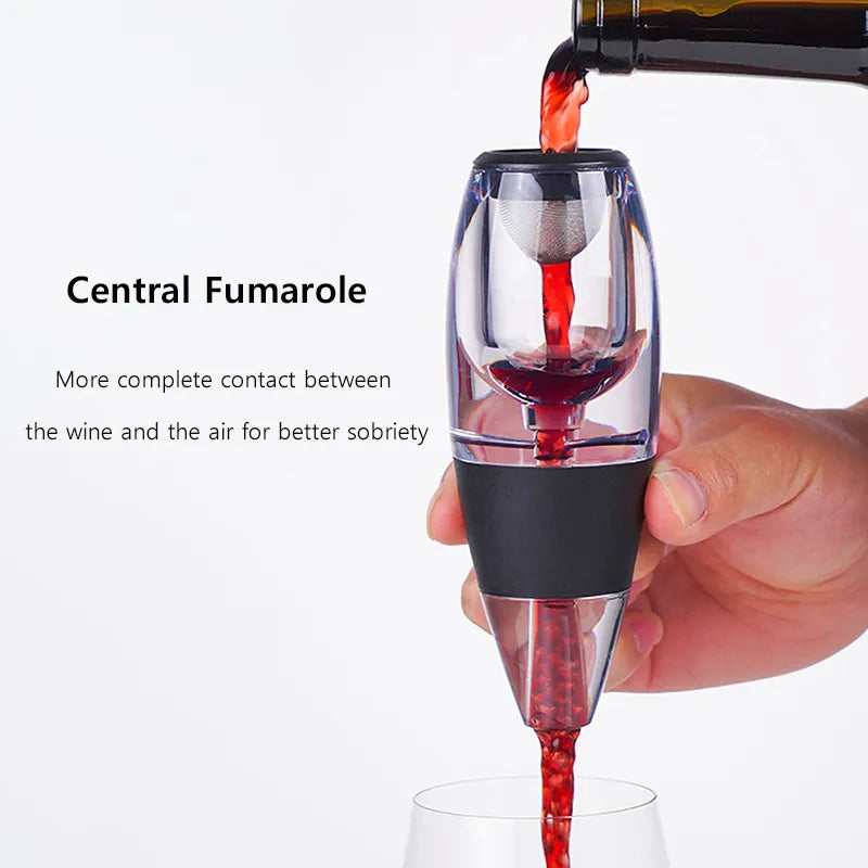 Wine Aerator and Decanter Set with Filters and Air Purifier