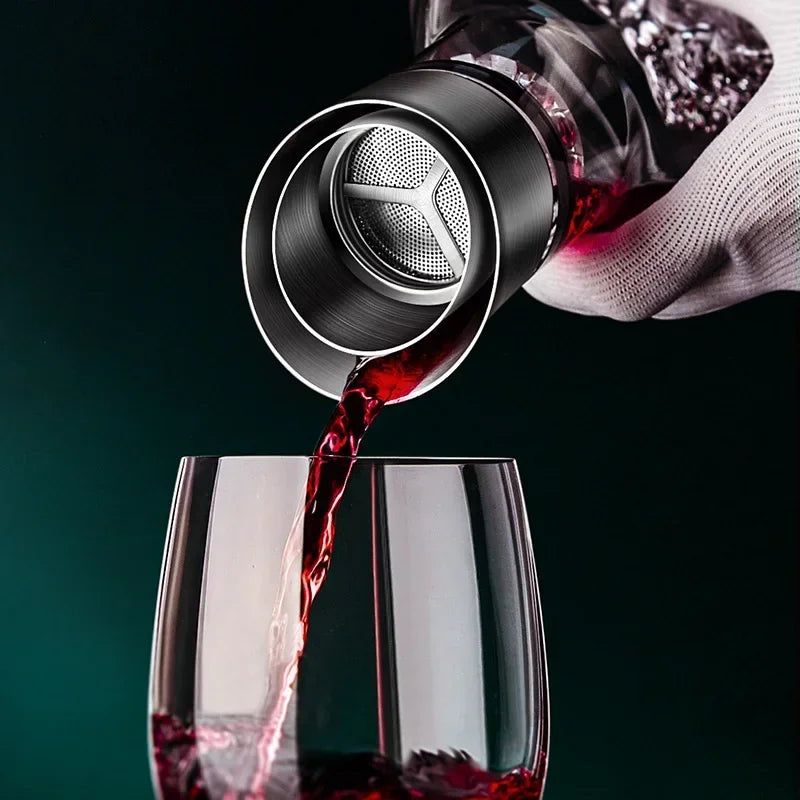 Lead-Free Crystal Iceberg Decanter 1500ml for Red Wine
