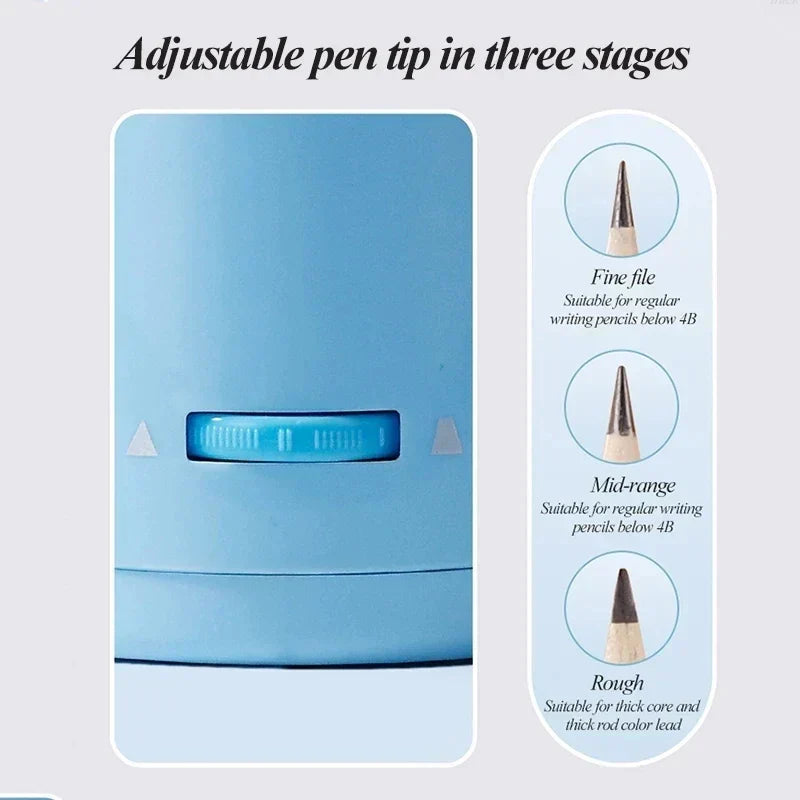 Astronaut-Themed Rechargeable Automatic Pencil Sharpener