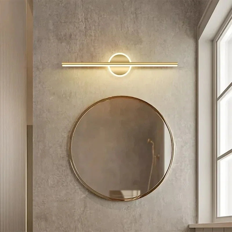 Modern LED Wall Lamp - Elegant Minimalist Design for Bathroom and Bedroom