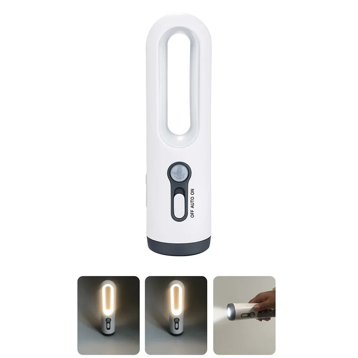 Rechargeable LED Night Light with Motion Sensor and Twilight Sensor