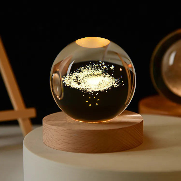 3D Crystal Night Light – Unique Glass Gift for All Occasions