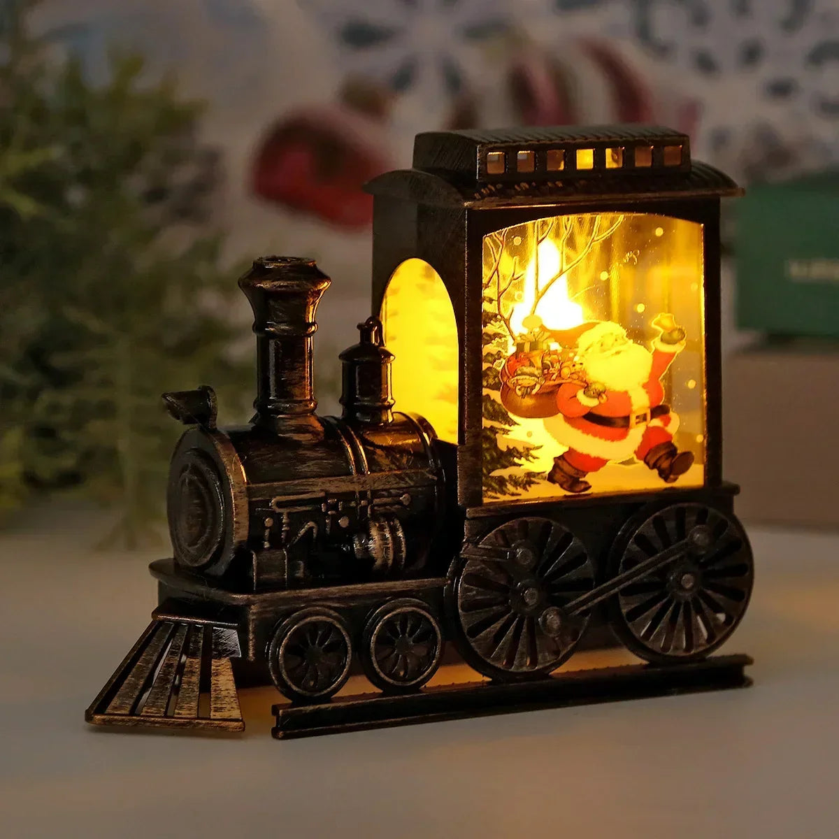 Retro Lantern Night Light with LED for Festive Ambiance