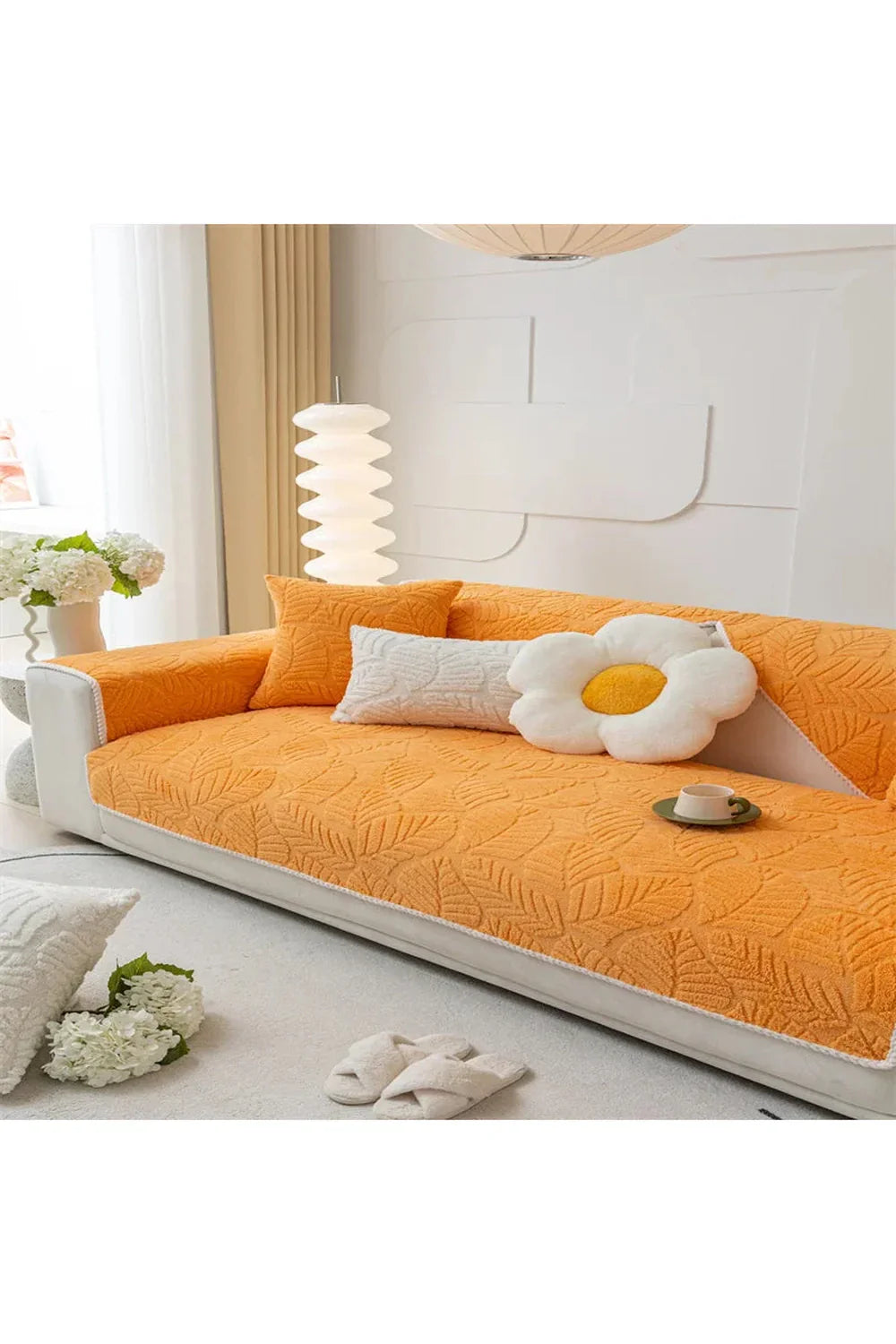 Nordic Aesthetic Polyester Sofa Cover