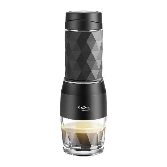 Portable Manual Espresso Maker for Travel with 3-in-1 Brewing Options