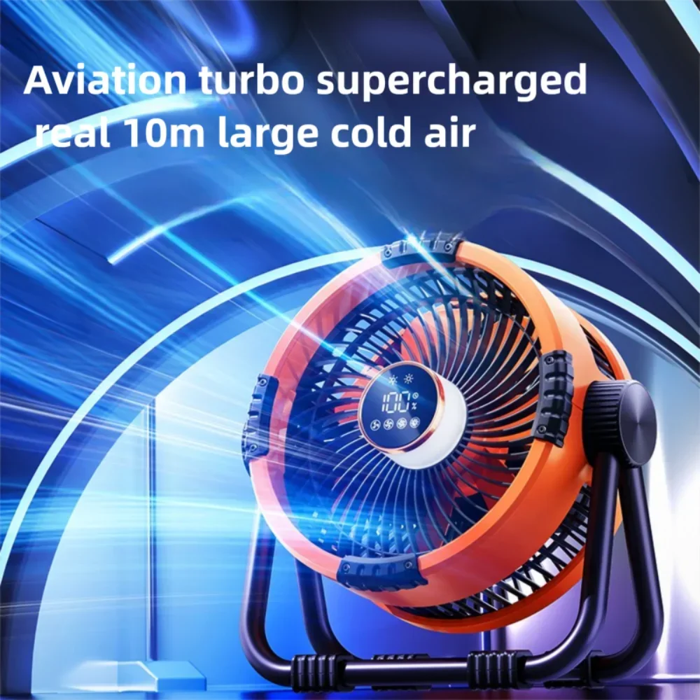 4-in-1 Rechargeable Fan and Night Light with 20000mAh Battery