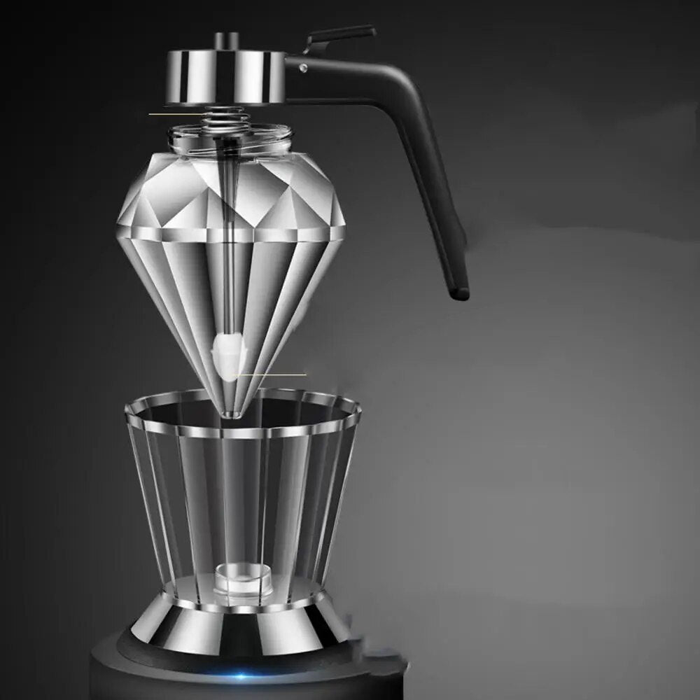 Clear Glass Oil Dispenser with Drip Mechanism