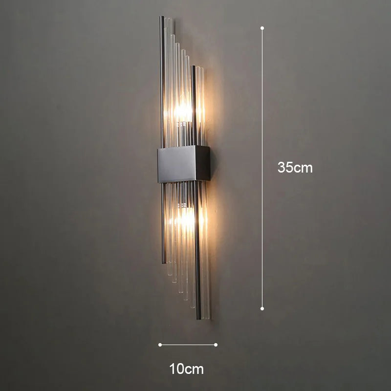 Gold LED Wall Lamp with Elegant Design