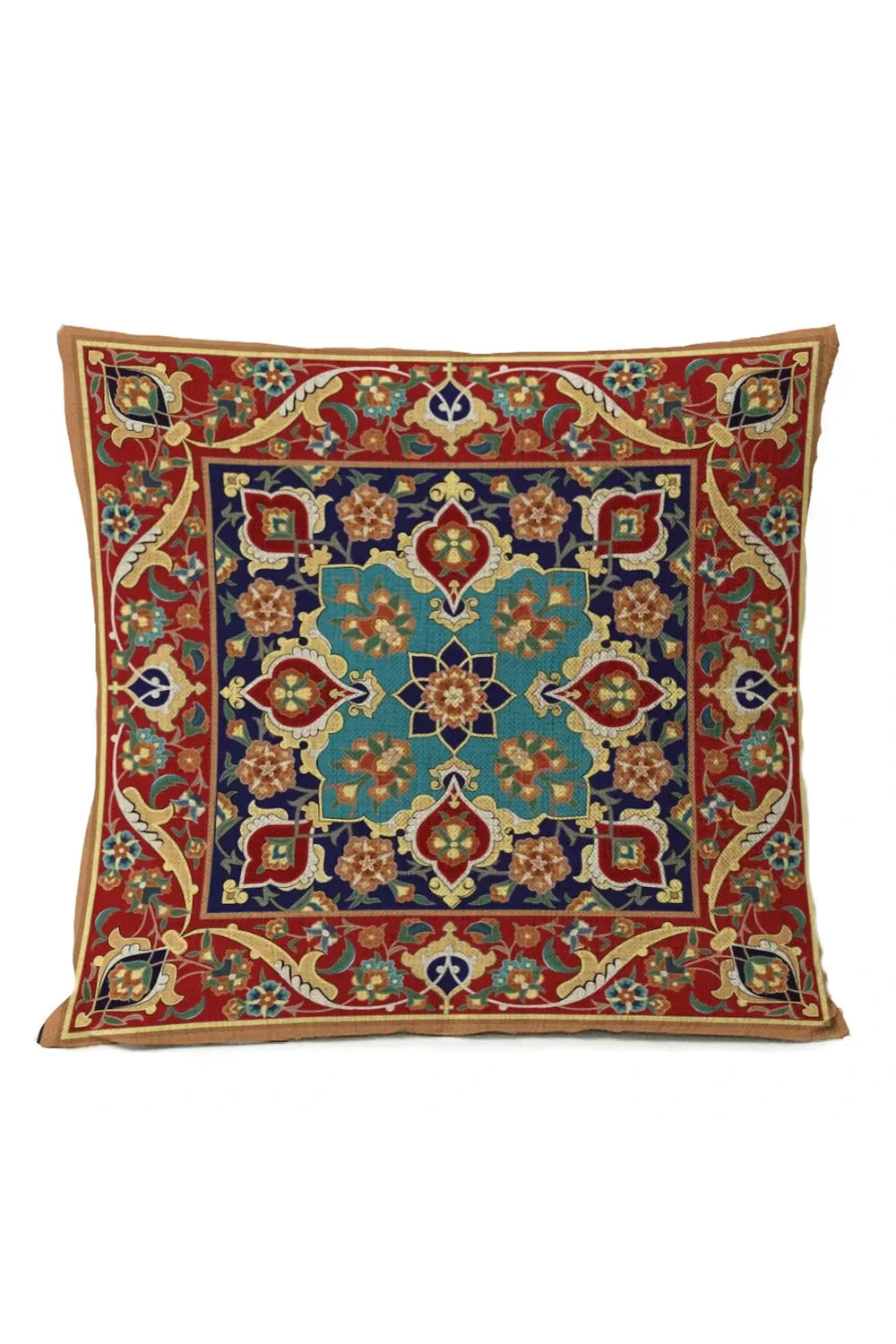 Ethnic Tribal Cotton-Linen Pillowcase