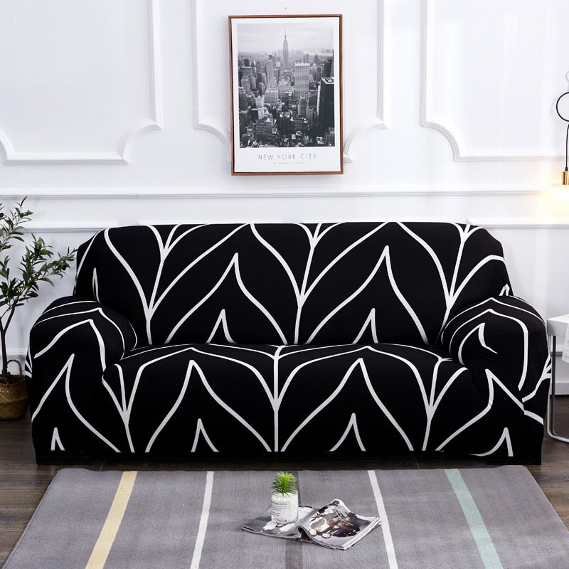 Modern Non-Slip Colorful Elastic Sofa Cover 35-118 Inch