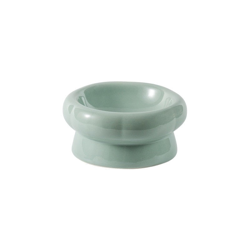 Ceramic Elevated Cat Bowls for Comfortable Feeding