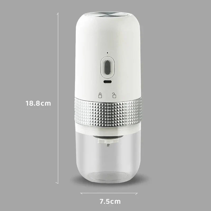 Electric Ceramic Coffee Grinder with USB Rechargeable Battery