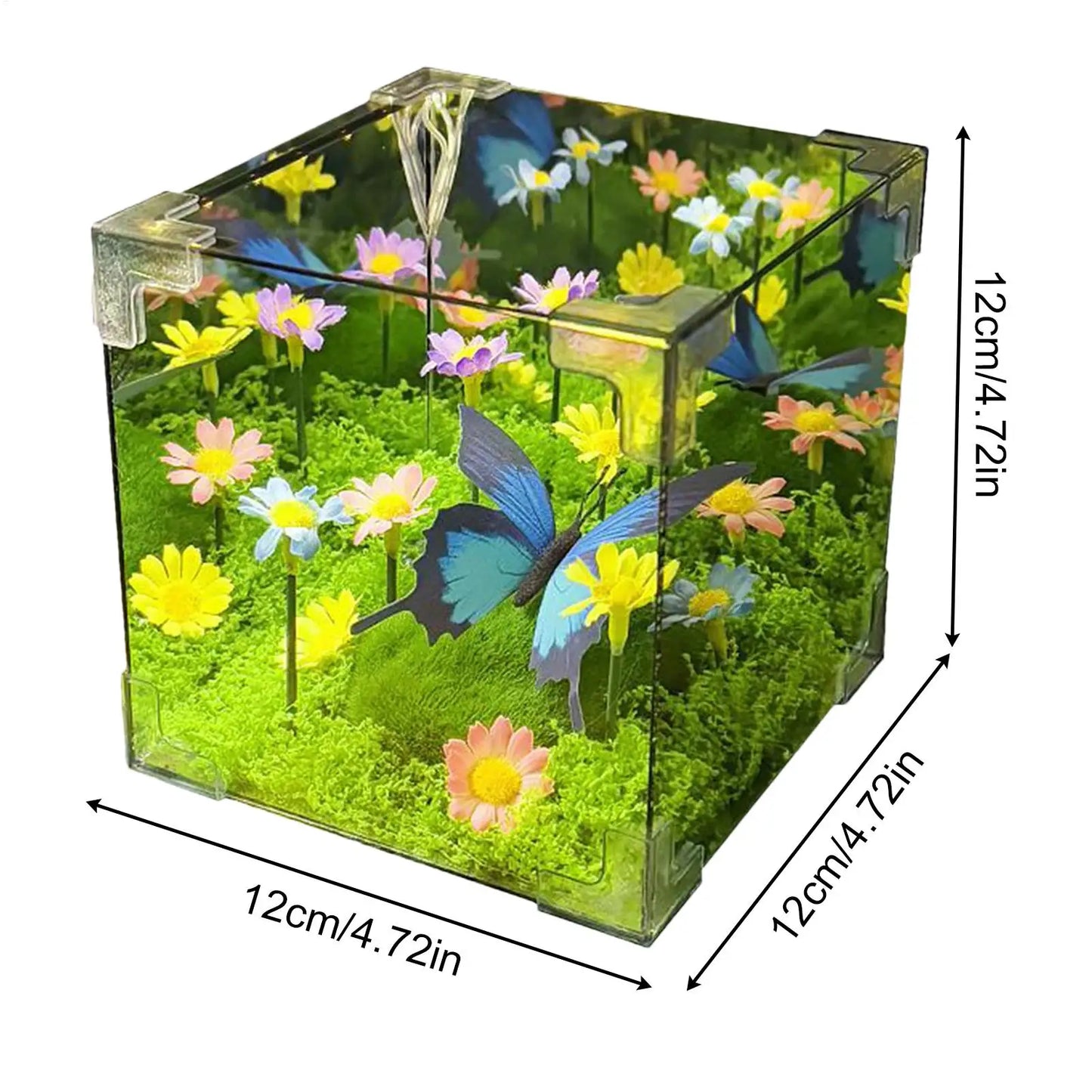 LED Butterfly Cube Night Light Decor