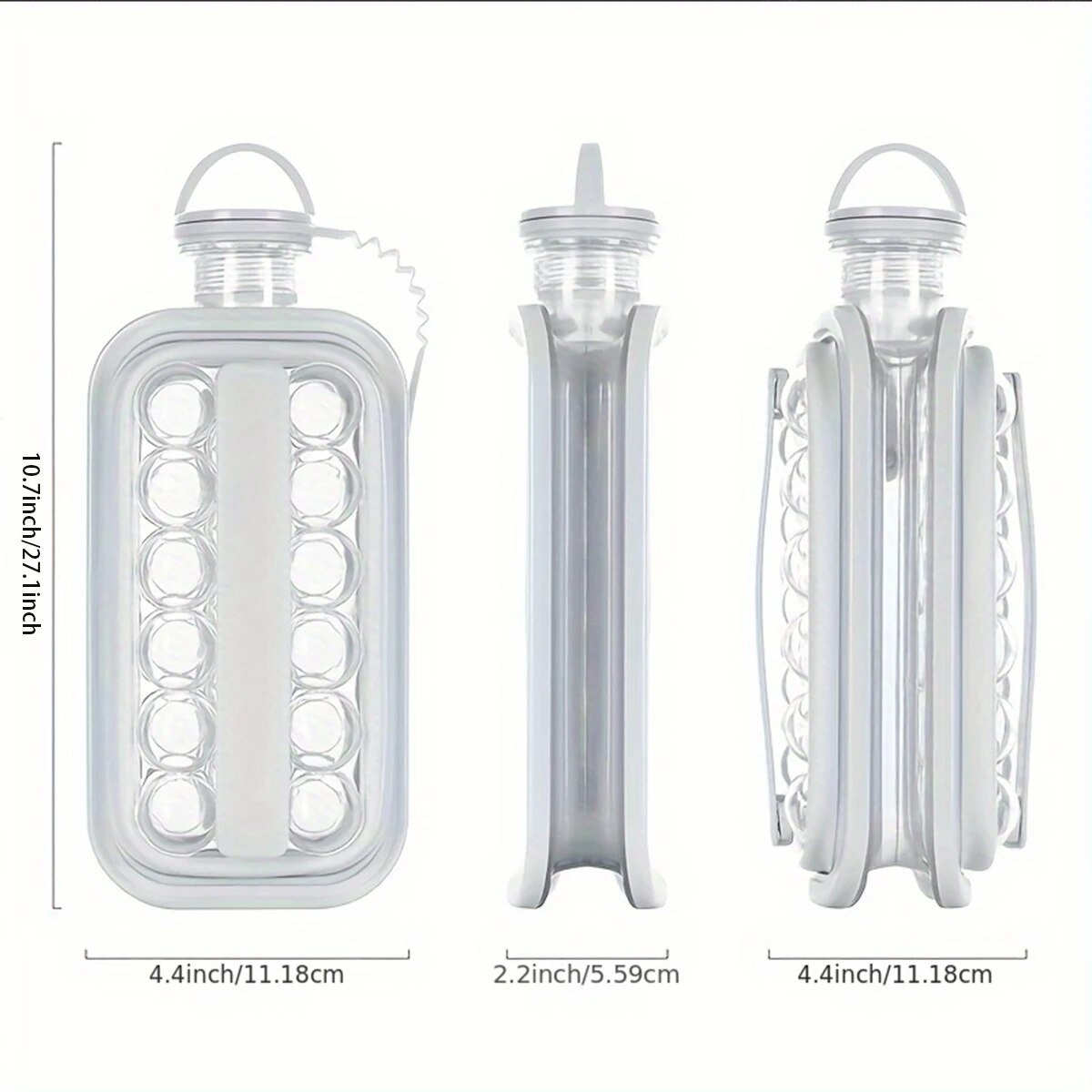 Countertop Ice Cube Maker with Rapid Ice Production