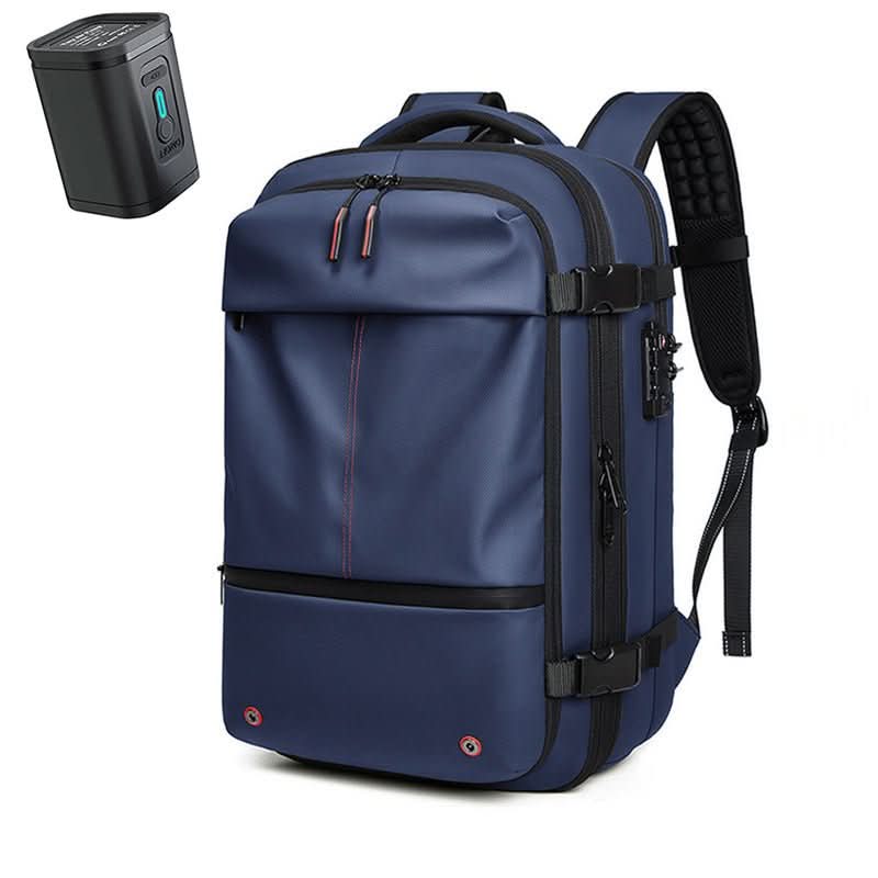 Compressible Travel Laptop Backpack with Padded 17.3" Compartment