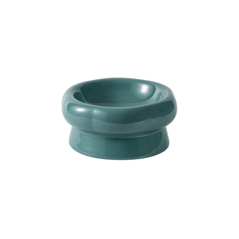 Ceramic Elevated Cat Bowls for Comfortable Feeding