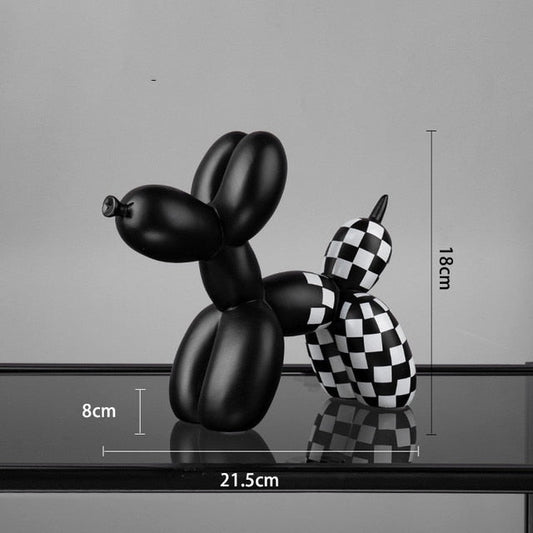 Resin Balloon Dog Sculpture - Modern Nordic Home Decor