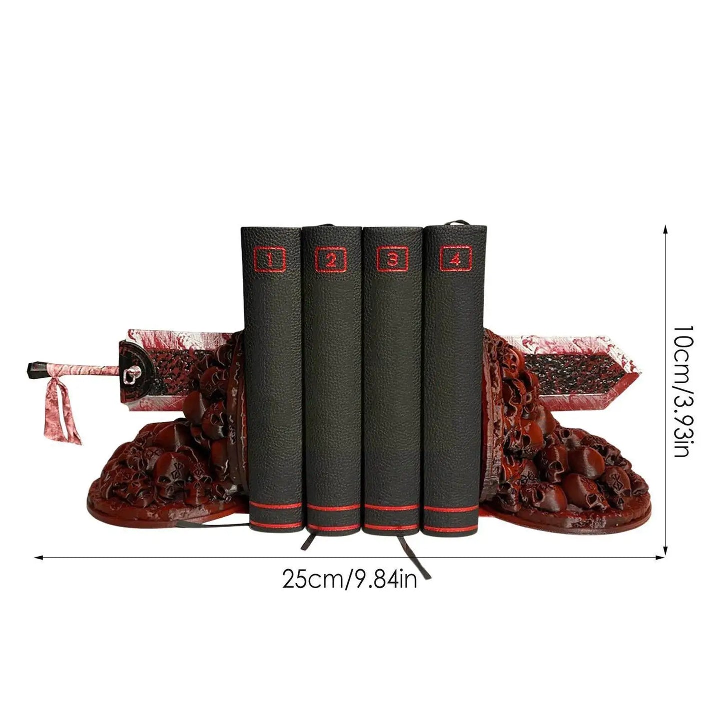 Berserk Dragon Hunter Resin Bookends