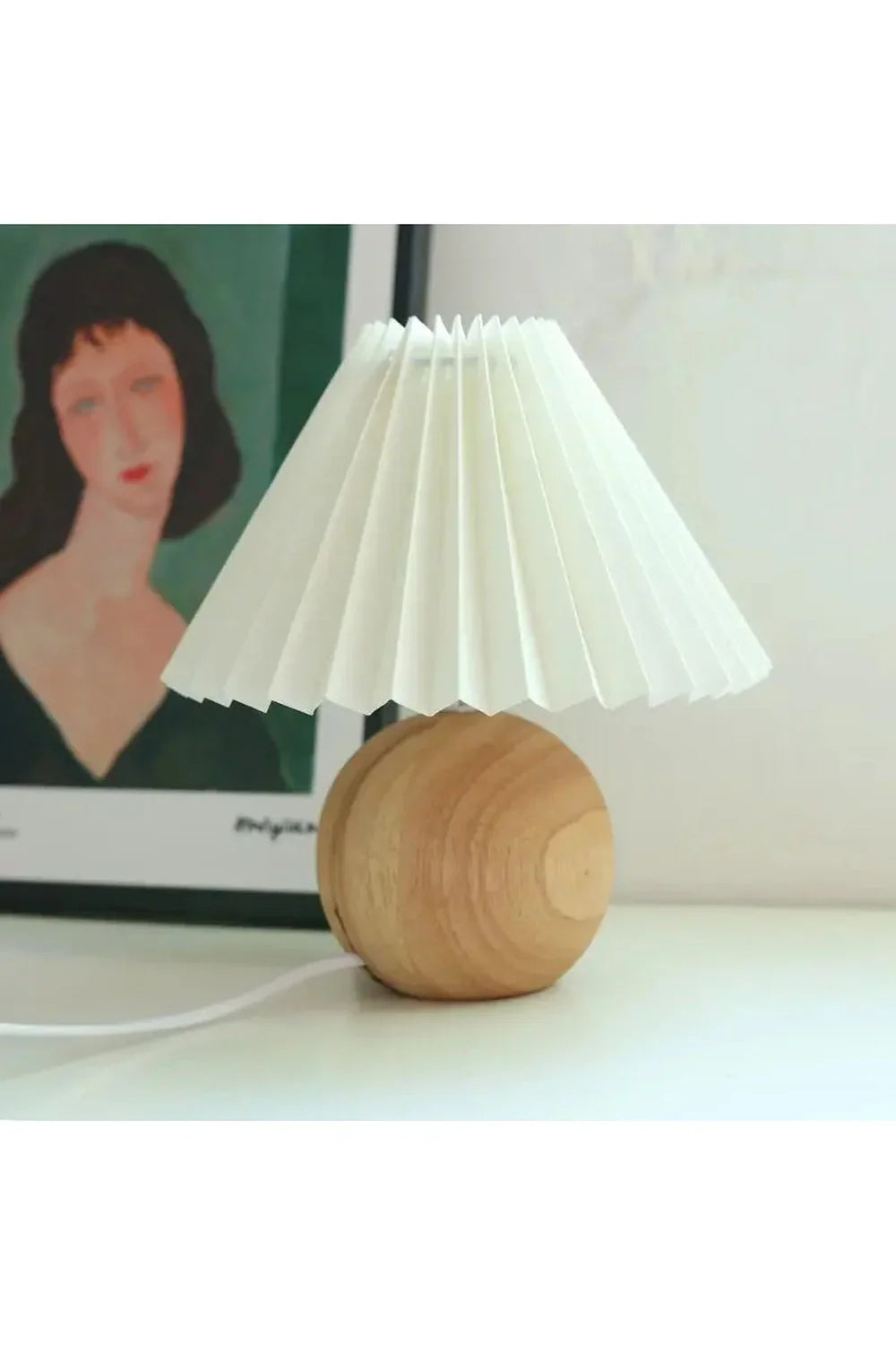 Vintage Ceramic Folding Table Lamp