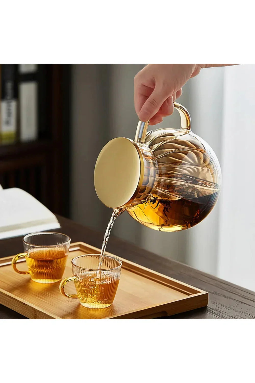 Glass Teapot Infuser Set 1.2L