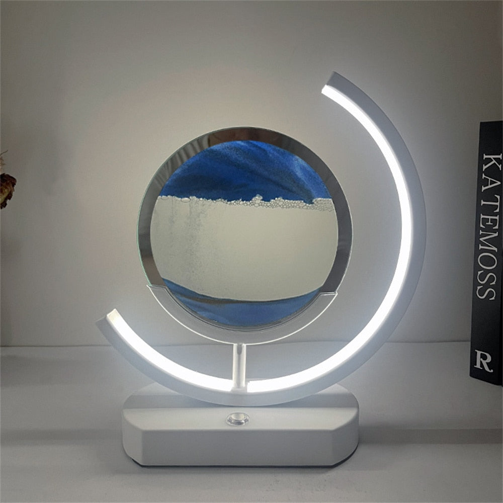 3D LED Flowing Sand Art Lamp