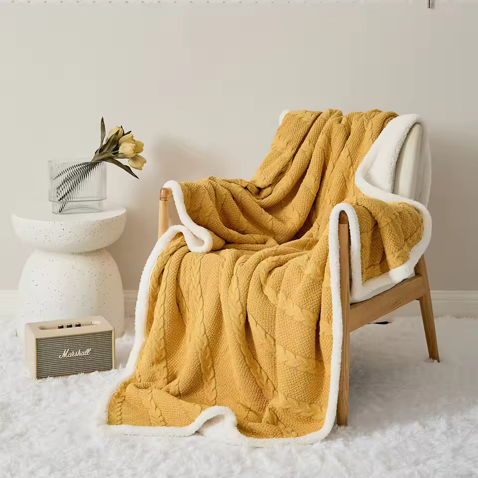 Ultra-Soft Mellow Sherpa Blanket for Cozy Comfort