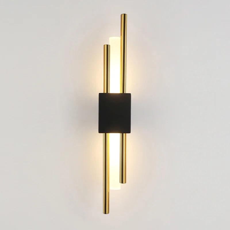 Dual-Headed Modern LED Wall Lamp with Adjustable Color Temperature