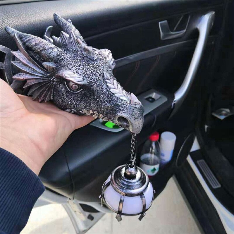 LED Dragon Head Lantern for Halloween Decoration